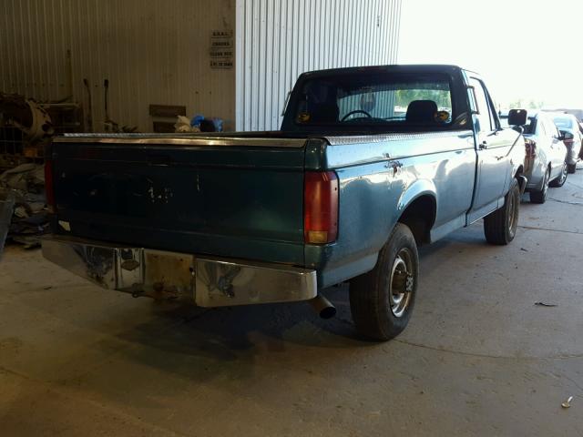 2FTHF25H4SCA15804 - 1995 FORD F250 GREEN photo 4