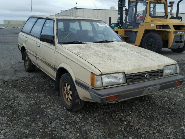 JF2AN53B5GE480731 - 1986 SUBARU GL 4WD YELLOW photo 1