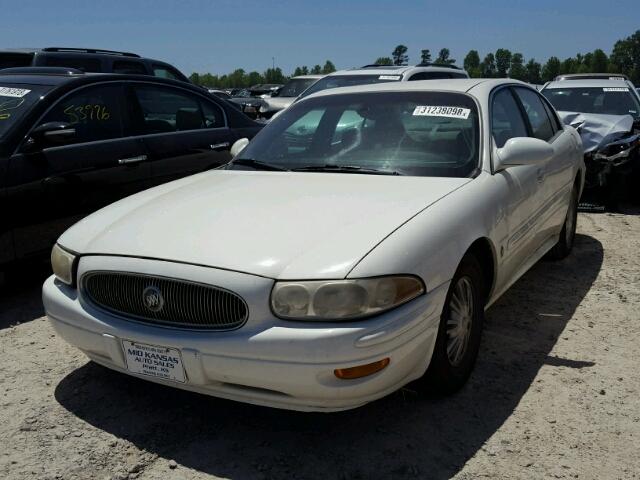 1G4HP52K944112266 - 2004 BUICK LESABRE CU WHITE photo 2