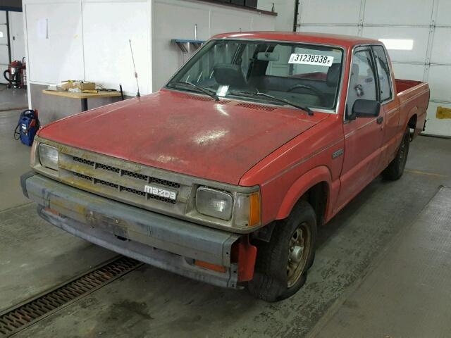 JM2UF3139J0371861 - 1988 MAZDA B2200 CAB RED photo 2