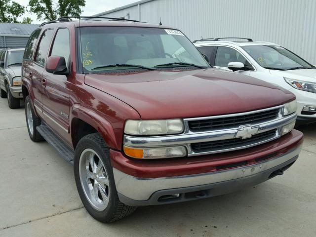 1GNEK13T32J238991 - 2002 CHEVROLET TAHOE K150 MAROON photo 1