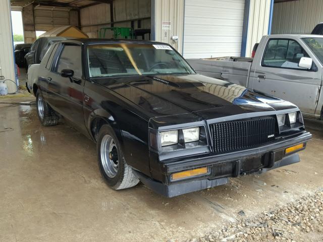 1G4GJ1177HP448666 - 1987 BUICK REGAL 黑色 照片 1