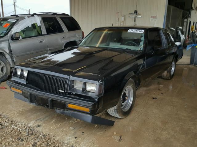 1G4GJ1177HP448666 - 1987 BUICK REGAL 黑色 照片 2