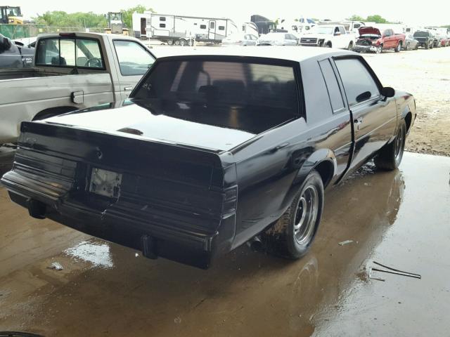 1G4GJ1177HP448666 - 1987 BUICK REGAL 黑色 照片 4