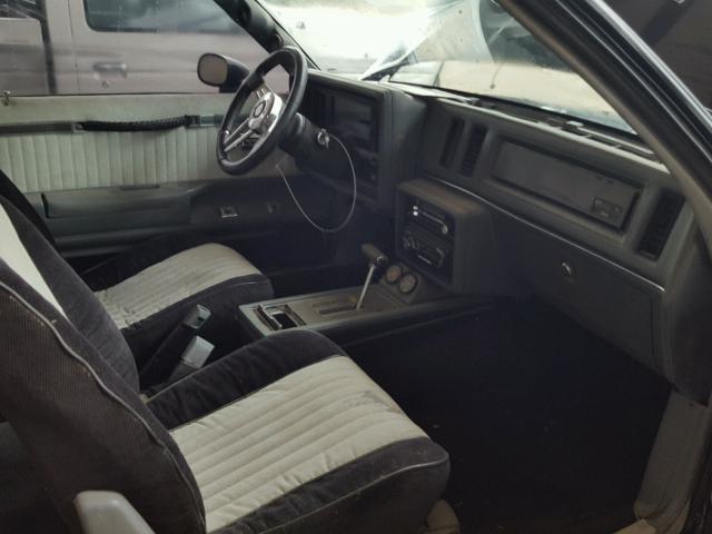 1G4GJ1177HP448666 - 1987 BUICK REGAL 黑色 照片 5