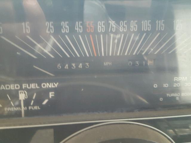 1G4GJ1177HP448666 - 1987 BUICK REGAL 黑色 照片 8