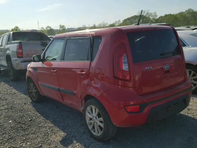 KNDJT2A63C7370980 - 2012 KIA SOUL + RED photo 3