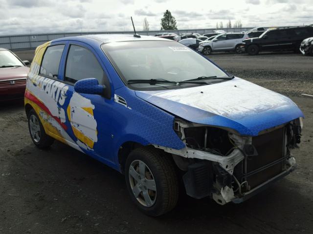 KL1TD66E89B339489 - 2009 CHEVROLET AVEO LS WHITE photo 1