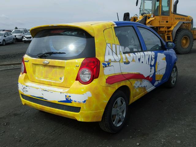 KL1TD66E89B339489 - 2009 CHEVROLET AVEO LS WHITE photo 4