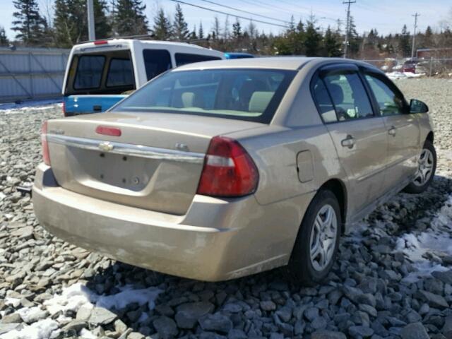 1G1ZS51F16F230811 - 2006 CHEVROLET MALIBU LS Qızıl foto 4