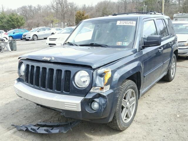 1J8FF48W07D311416 - 2007 JEEP PATRIOT LI BLUE photo 2