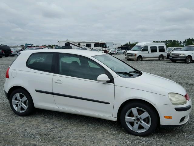 WVWBR71K57W055459 - 2007 VOLKSWAGEN RABBIT WHITE photo 9