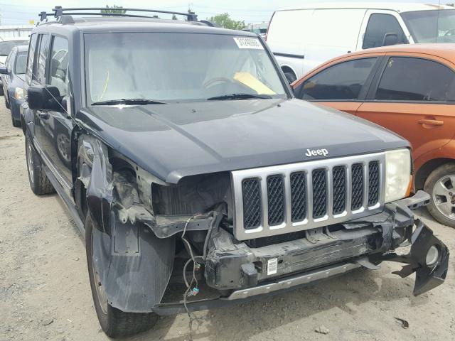 1J8HH68227C534154 - 2007 JEEP COMMANDER BLACK photo 1