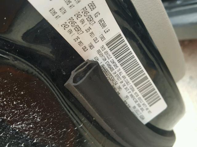 1J8HH68227C534154 - 2007 JEEP COMMANDER BLACK photo 10