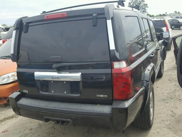 1J8HH68227C534154 - 2007 JEEP COMMANDER BLACK photo 4