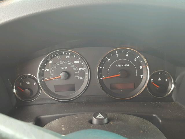 1J8HH68227C534154 - 2007 JEEP COMMANDER BLACK photo 8