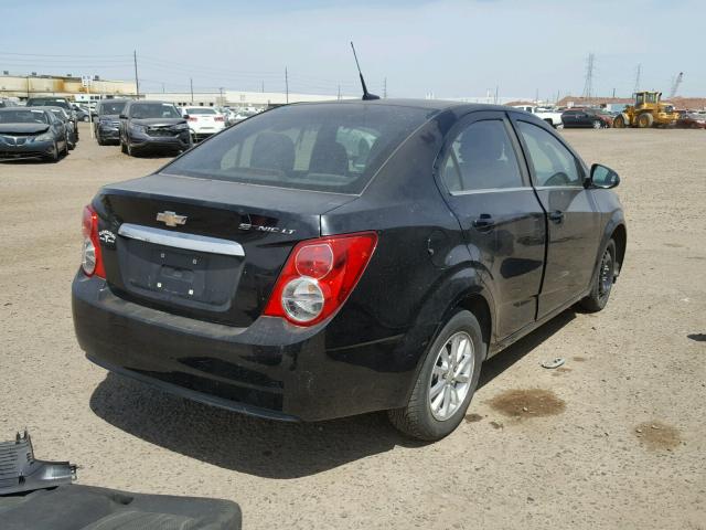 1G1JC5SH1C4117829 - 2012 CHEVROLET SONIC LT BLACK photo 4