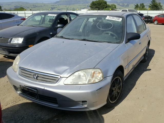 2HGEJ6613XH588537 - 1999 HONDA CIVIC BASE فضي صورة 2