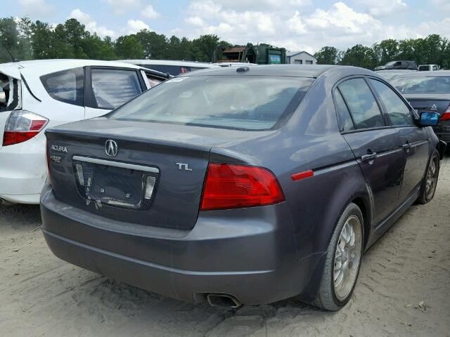 19UUA66295A056144 - 2005 ACURA TL GRAY photo 4