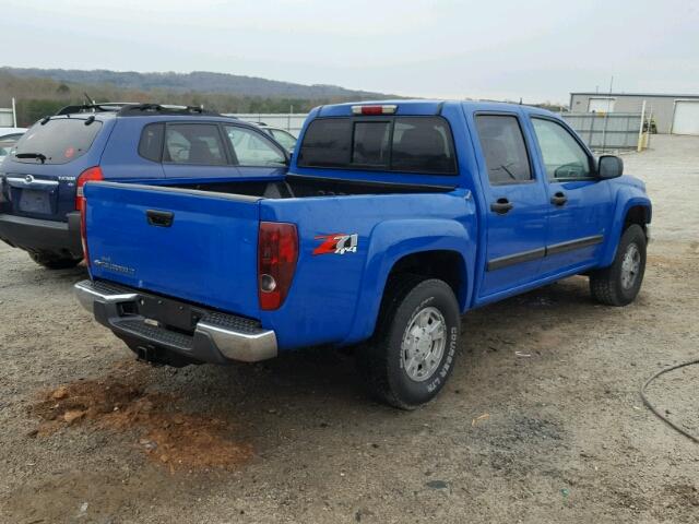 1GCDT43E088186482 - 2008 CHEVROLET COLORADO L BLUE photo 4