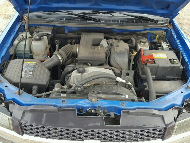 1GCDT43E088186482 - 2008 CHEVROLET COLORADO L BLUE photo 7