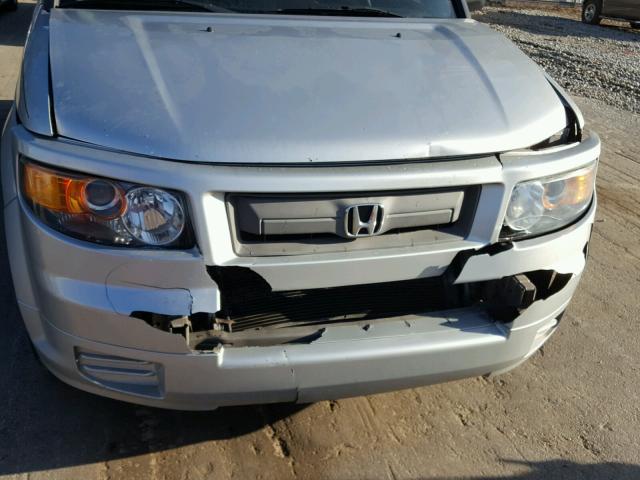 5J6YH18937L011422 - 2007 HONDA ELEMENT SC SILVER photo 9