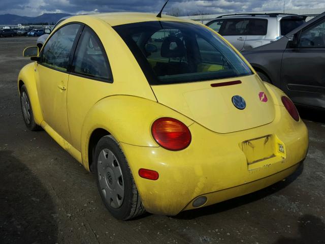 3VWBC21C4YM479405 - 2000 VOLKSWAGEN NEW BEETLE YELLOW photo 3