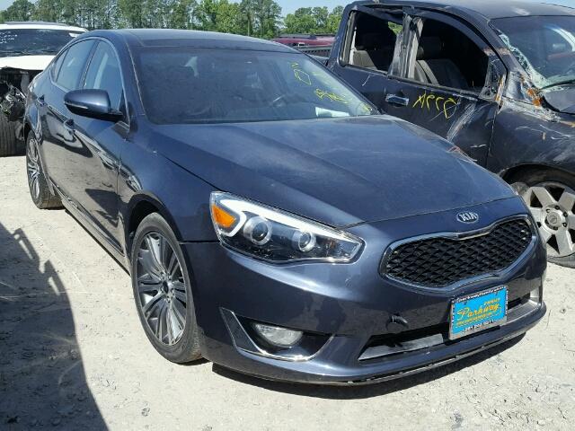 KNALN4D70E5153451 - 2014 KIA CADENZA PR GRAY photo 1