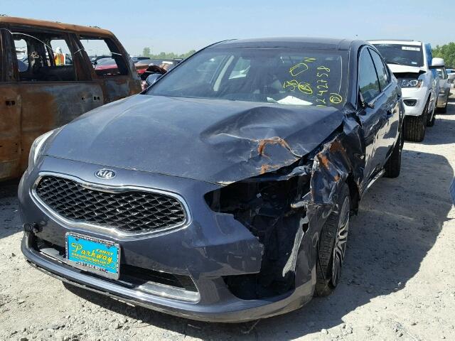 KNALN4D70E5153451 - 2014 KIA CADENZA PR GRAY photo 2