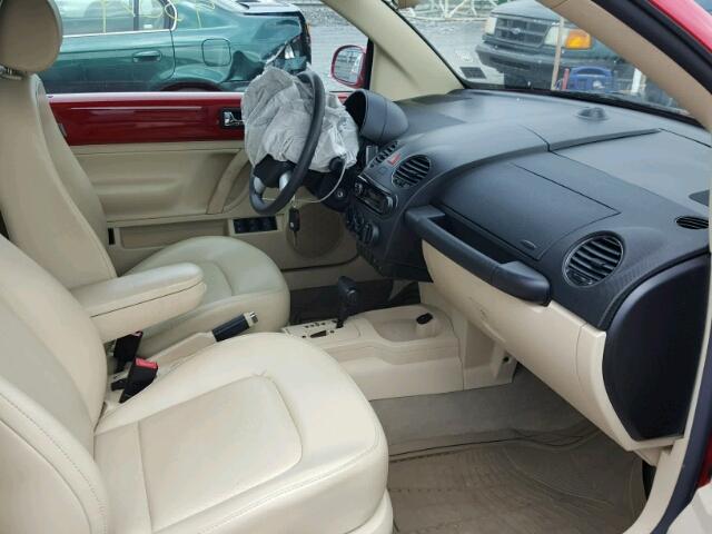 3VWRF31Y86M307236 - 2006 VOLKSWAGEN NEW BEETLE 红色 照片 5