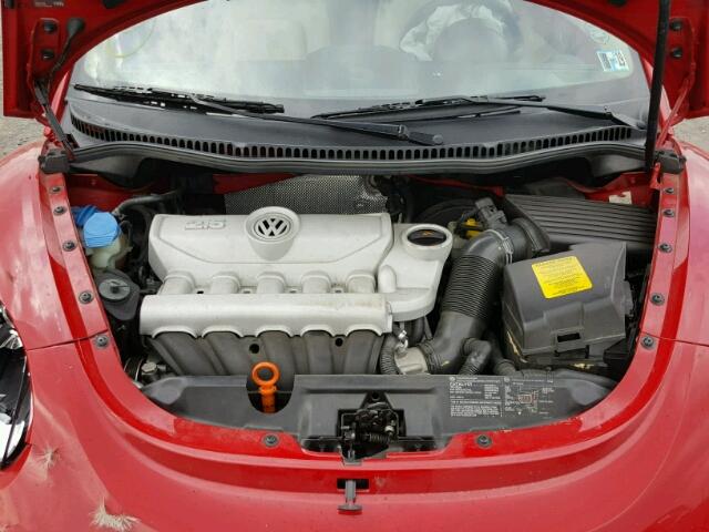 3VWRF31Y86M307236 - 2006 VOLKSWAGEN NEW BEETLE 红色 照片 7