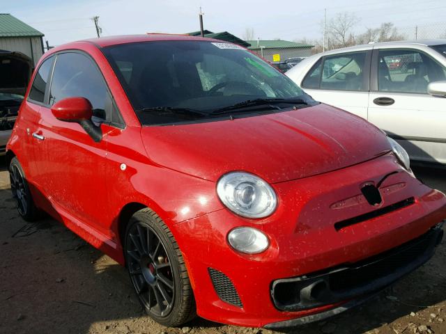 3C3CFFFH9DT575030 - 2013 FIAT 500 ABARTH RED photo 1