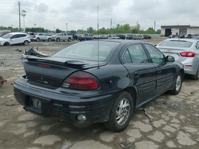 1G2NF52E21M547571 - 2001 PONTIAC GRAND AM S შავი ფოტო 4