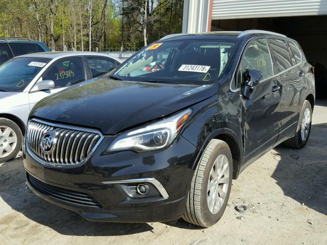 LRBFXBSA7HD063543 - 2017 BUICK ENVISION E BLACK photo 2