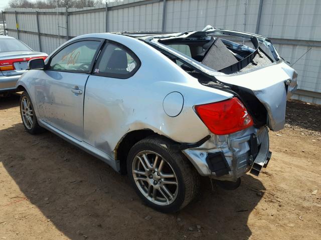 JTKDE177870211381 - 2007 TOYOTA SCION TC 青色 照片 3