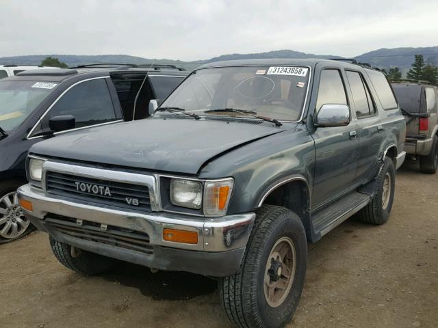 JT3VN39W4L0039926 - 1990 TOYOTA 4RUNNER GREEN photo 2