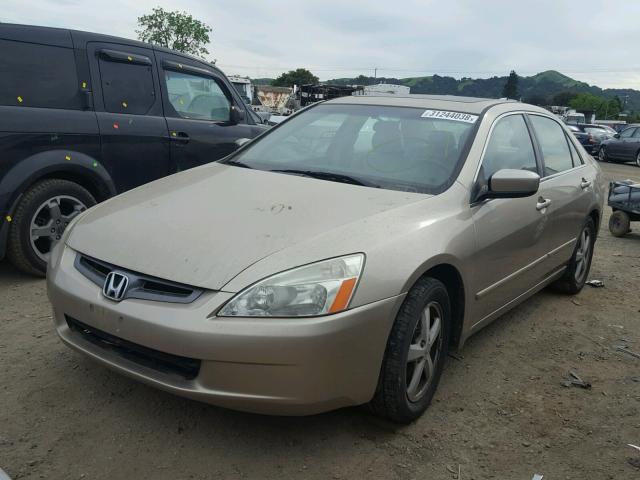 1HGCM56704A027008 - 2004 HONDA ACCORD EX BEIGE photo 2