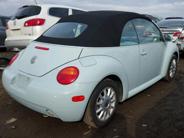 3VWCM21Y74M301530 - 2004 VOLKSWAGEN NEW BEETLE 青绿色 照片 4