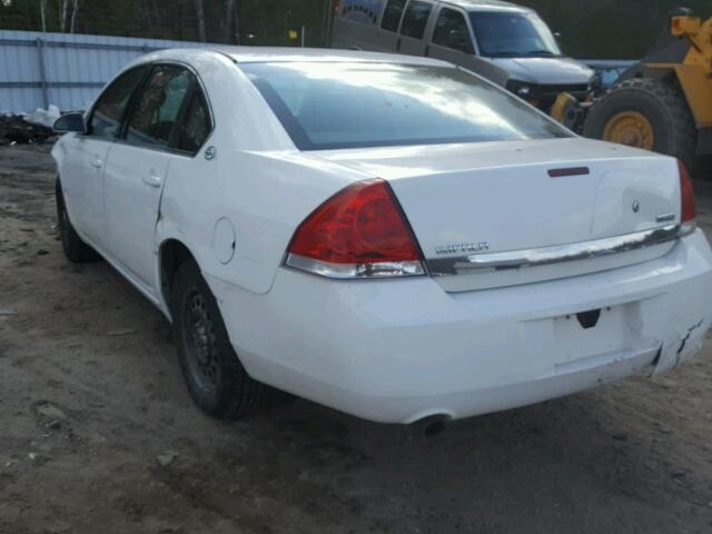 2G1WS553189193614 - 2008 CHEVROLET IMPALA POL WHITE photo 3