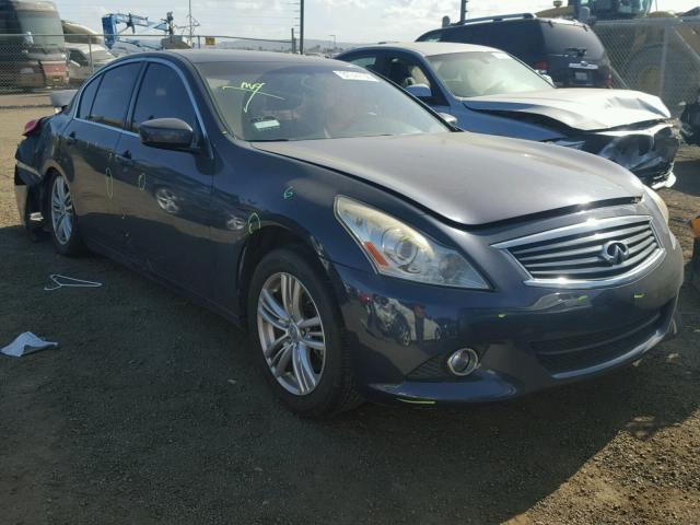 JN1DV6AP0BM830235 - 2011 INFINITI G25 BASE BLUE photo 1