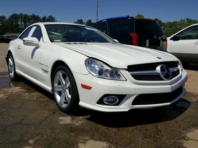 WDBSK71F49F142861 - 2009 MERCEDES-BENZ SL 550 WHITE photo 1