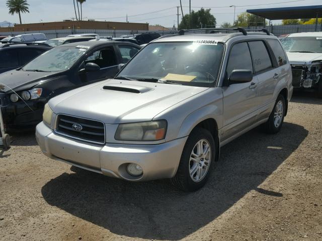 JK1SG69655W726188 - 2005 SUBARU FORESTER 2 GRAY photo 2