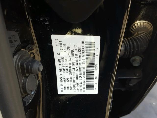 19UUA8F52EA006482 - 2014 ACURA TL TECH BLACK photo 10