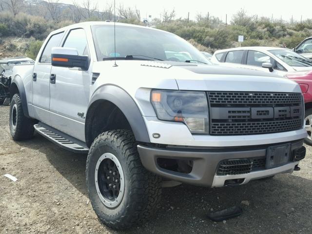 1FTFW1R67EFA30560 - 2014 FORD F150 SVT R SILVER photo 1