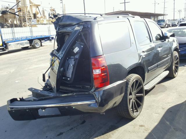 1GNUCCE02AR266398 - 2010 CHEVROLET TAHOE C150 BLACK photo 4