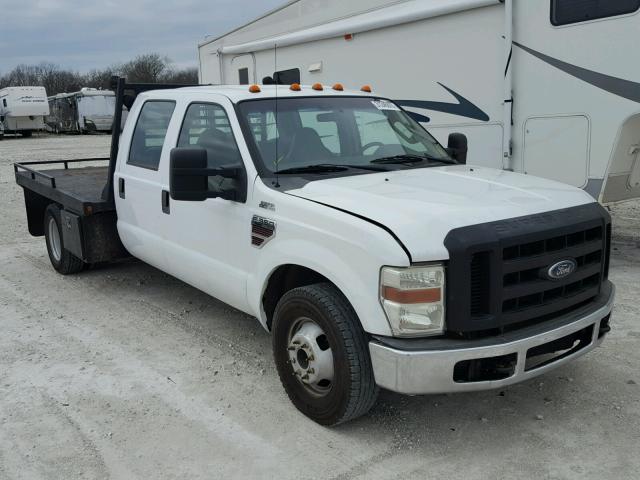 1FDWW36R58EC70786 - 2008 FORD F350 SUPER WHITE photo 1