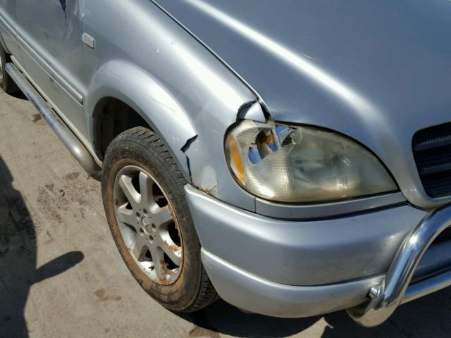 4JGAB72E1XA065911 - 1999 MERCEDES-BENZ ML 430 银色 照片 9