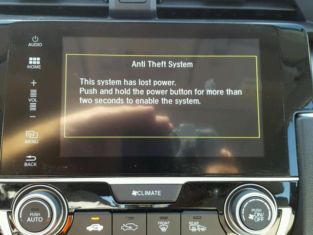 2HGFC2F79HH542045 - 2017 HONDA CIVIC EX იასამნისფერი ფოტო 9