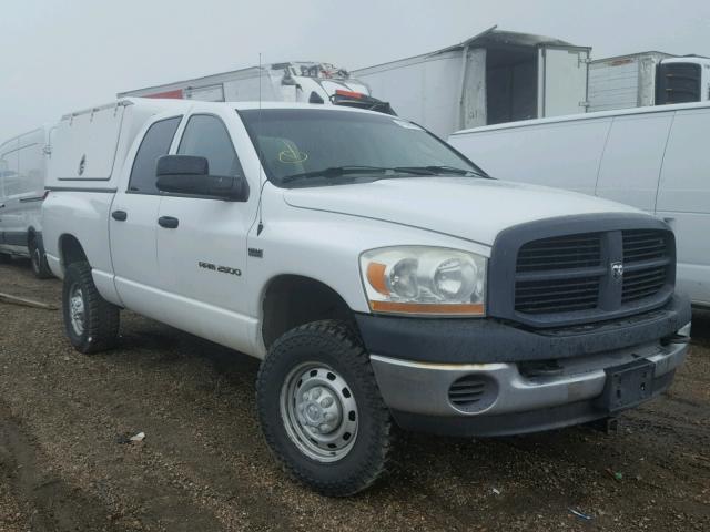 1D7KS28D66J233105 - 2006 DODGE RAM 2500 S WHITE photo 1