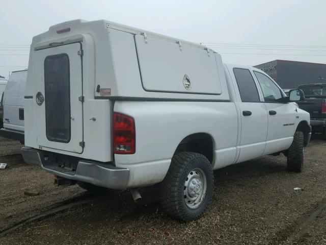 1D7KS28D66J233105 - 2006 DODGE RAM 2500 S WHITE photo 4